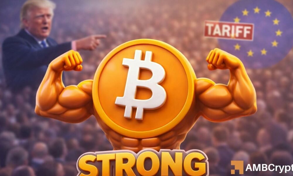 Breaking down Bitcoin’s volatility after Trump’s 25% tariff announcement Breaking down Bitcoin's volatility after Trump's 25% tariff announcement