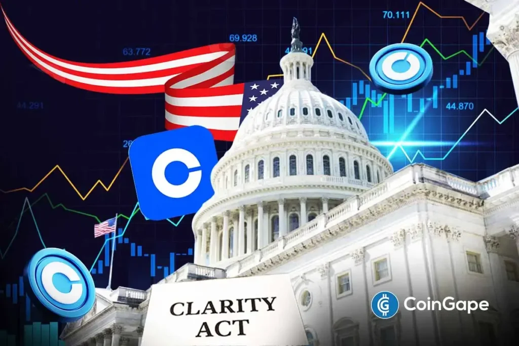 Coinbase Pushes Back as CLARITY Act Faces DeFi and Stablecoin Reward Ban Debate CLARITY Act