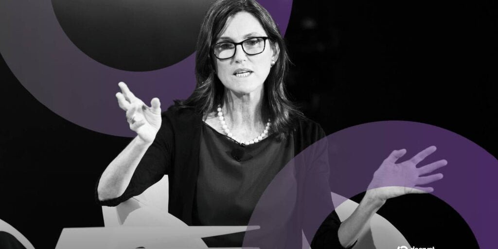 Cathie Wood’s Ark Invest Dumps Coinbase Shares Amid Bitcoin Crash Decrypt logo