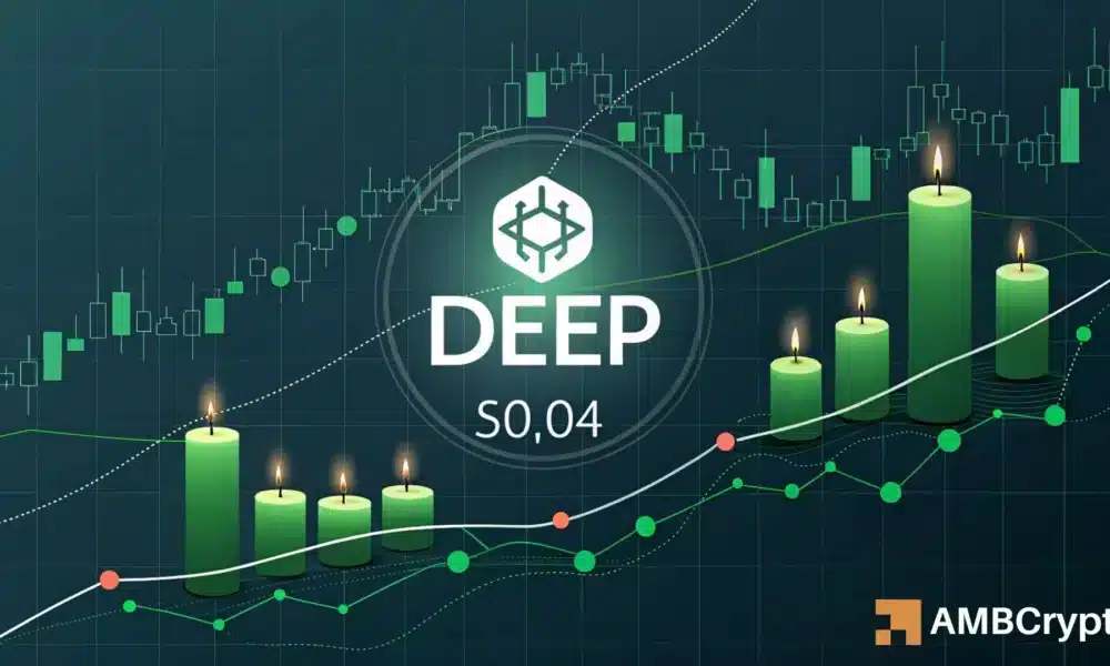 DeepBook jumps 19% in a day – Is $0.04 DEEP’s next target? DeepBook jumps 19% in a day - Is $0.04 DEEP's next target?