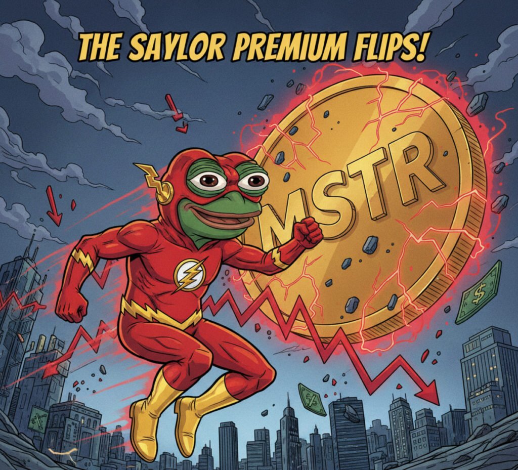 Saylor Premium Flips to a Discount: $HYPER Soars Death of the Premium: Strategy’s Discount to NAV Breaks the $BTC Buying Machine, Helping $HYPER Soar